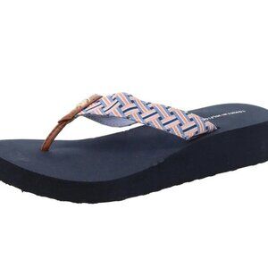 Tommy Hilfiger Women’s Roahna‑X Flip Flops Black Size 10 NWT - A138